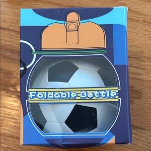Foldable Soccer Ball Water Bottle